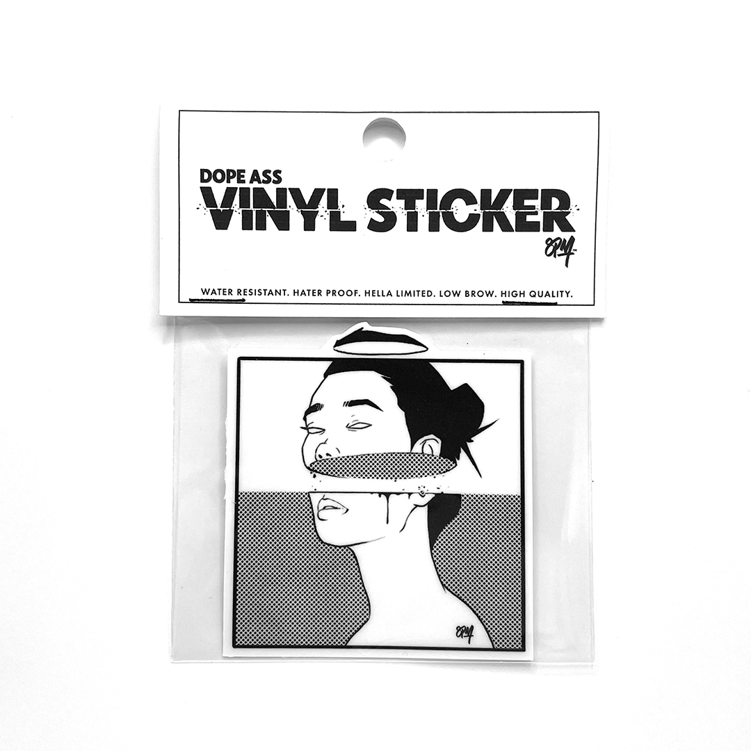 Vinyl Sticker: The Model