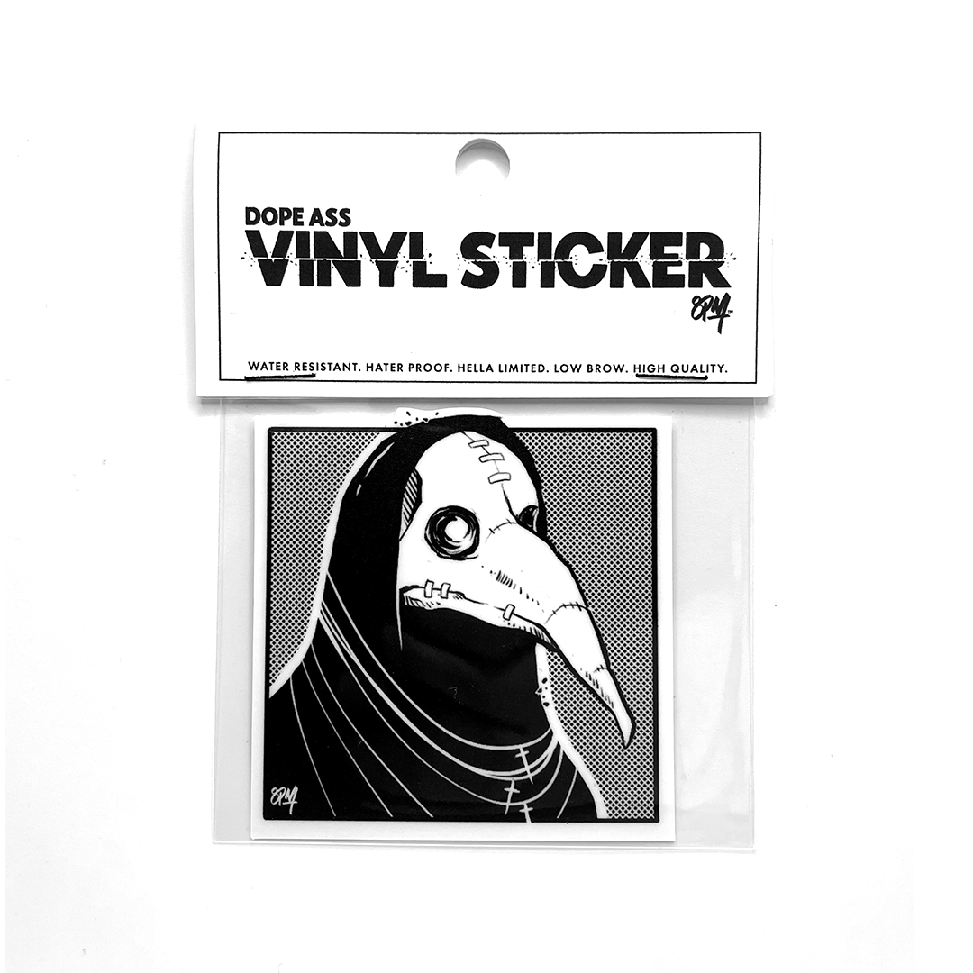 Vinyl Sticker: Plague