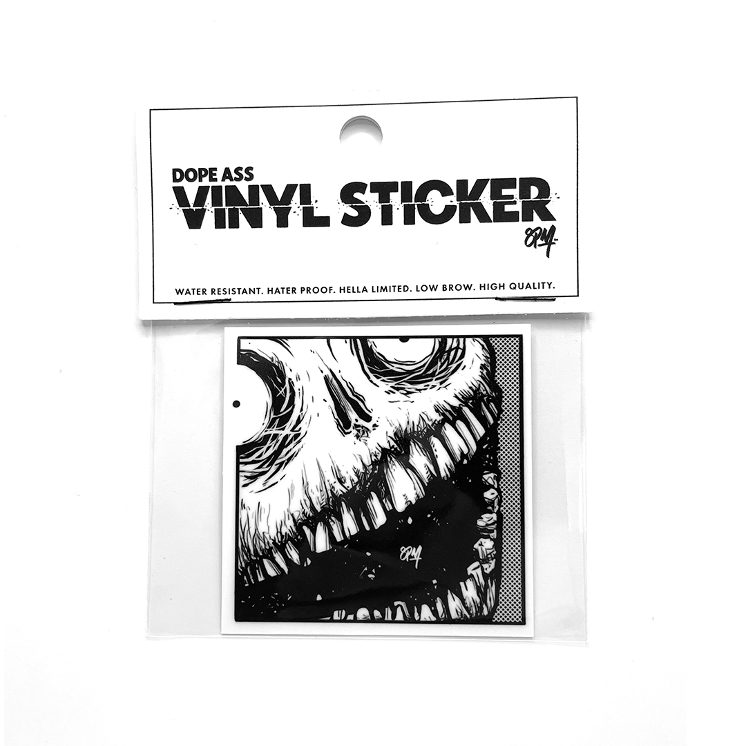 Vinyl Sticker: Portrait