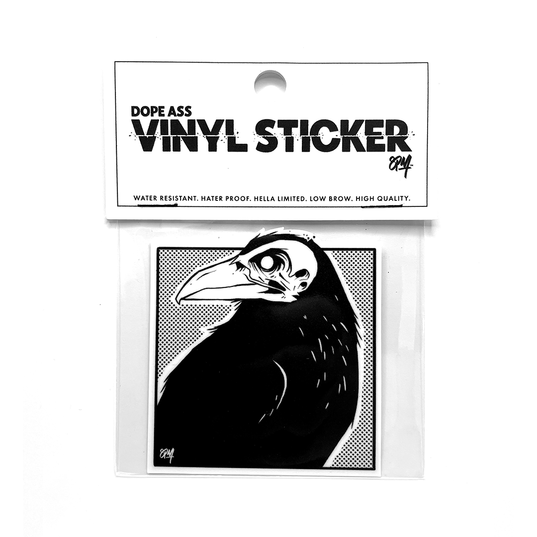 Vinyl Sticker: Nevermore