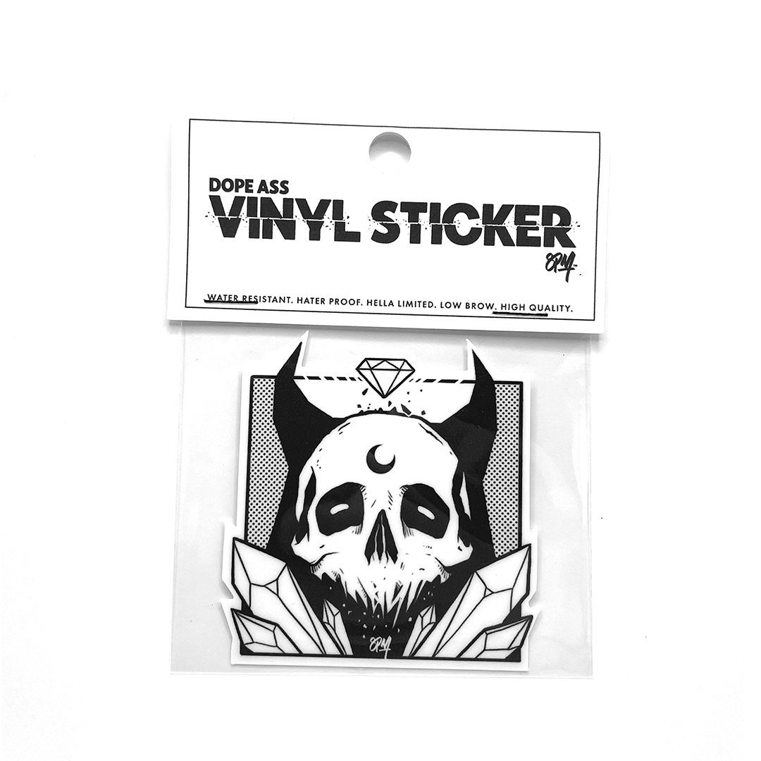 Vinyl Sticker: Crystal Cave